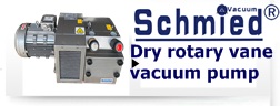Schmied Dry Rotary vane Vacuum Pump